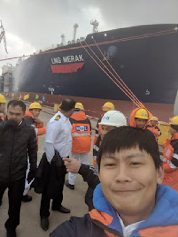 LNG vessel commissioning ceremony, Shanghai
