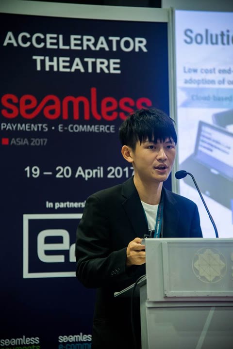 Sim Kwang Wei presenting at Seamless Asia 2017